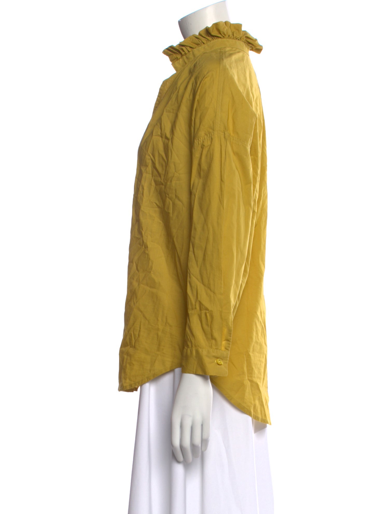 A Shirt Thing Three-Quarter Sleeve Blouse