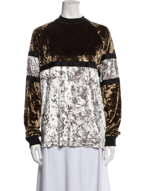 Astrid Andersen Printed Mock Neck Sweatshirt