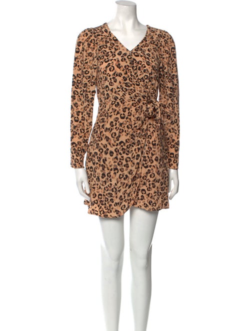 ASTR Animal Print Mini Dress