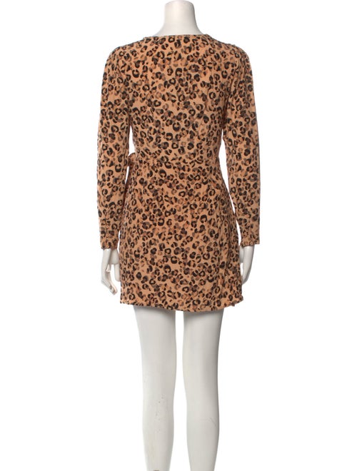 ASTR Animal Print Mini Dress