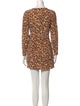 ASTR Animal Print Mini Dress