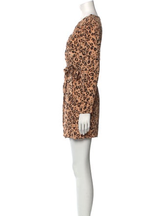 ASTR Animal Print Mini Dress