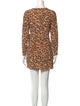 ASTR Animal Print Mini Dress