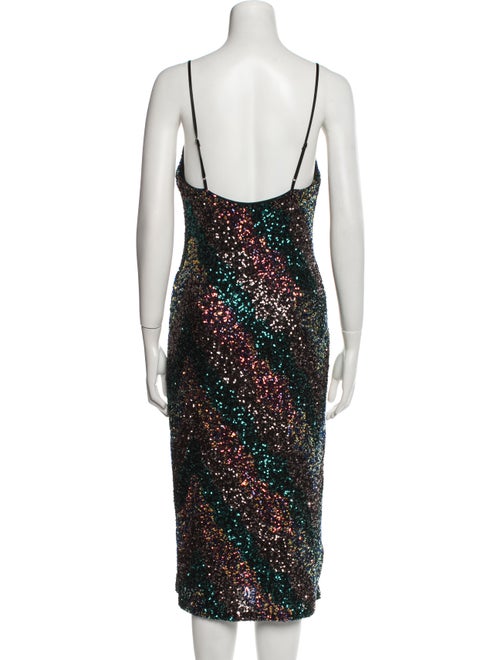 ASTR Square Neckline Midi Length Dress