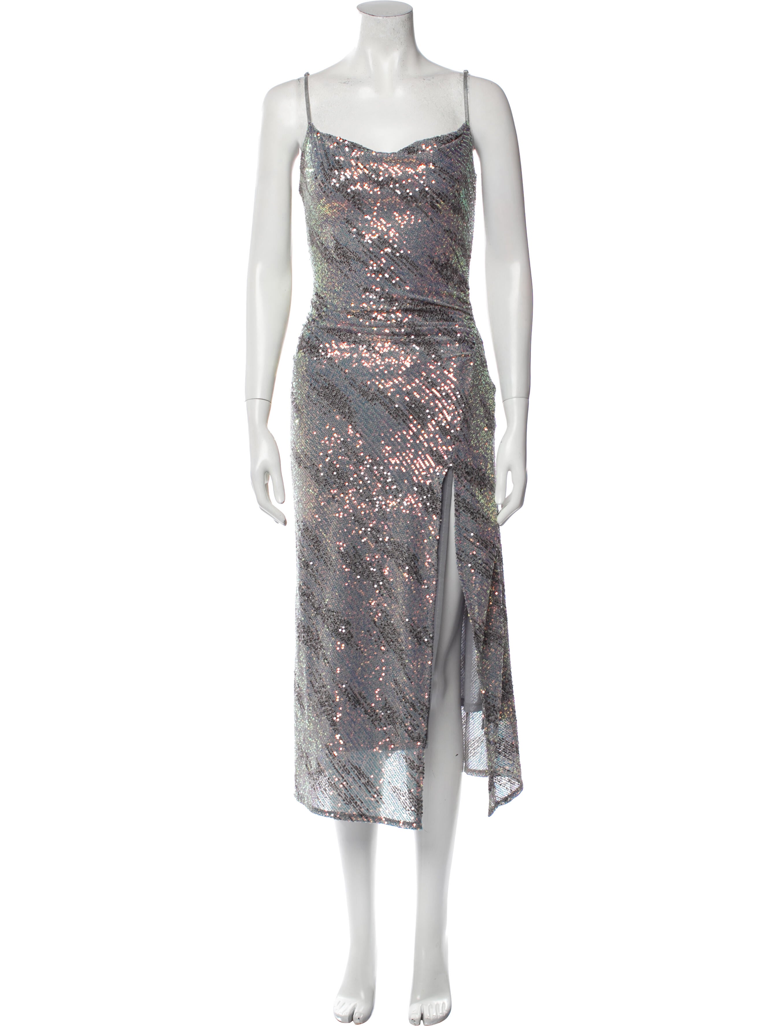 ASTR Lace Pattern Long Dress