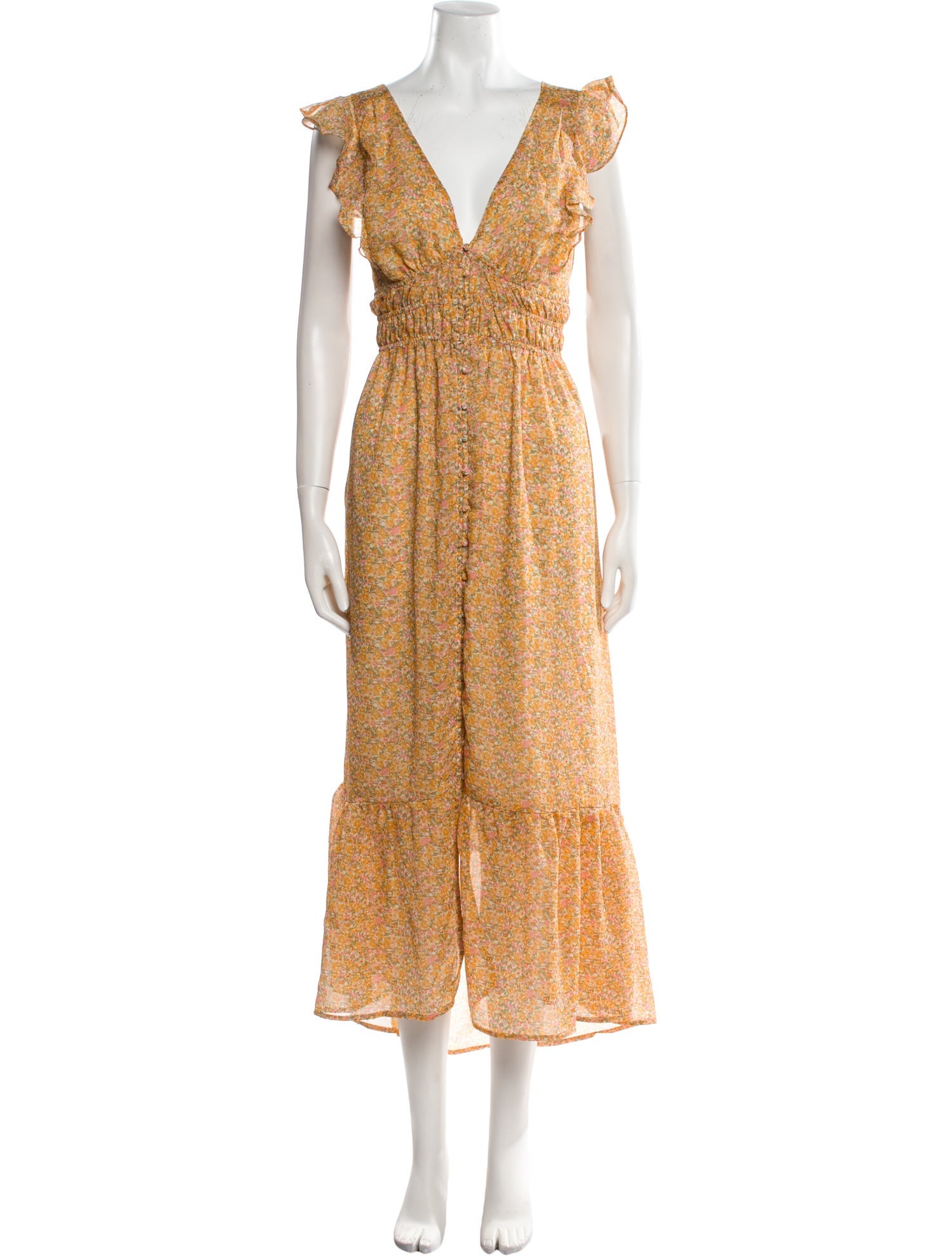 ASTR Floral Print Long Dress