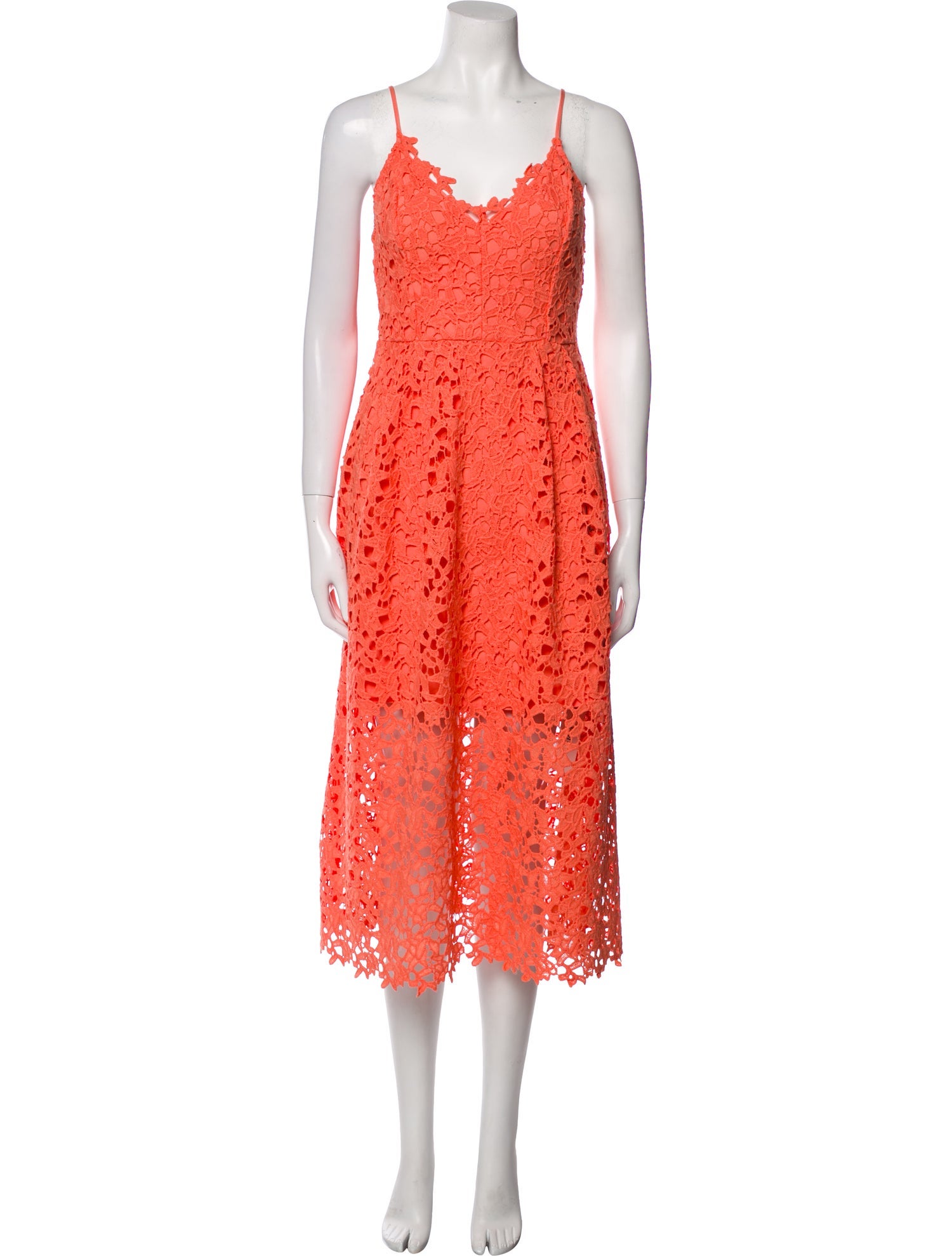 ASTR V-Neck Midi Length Dress