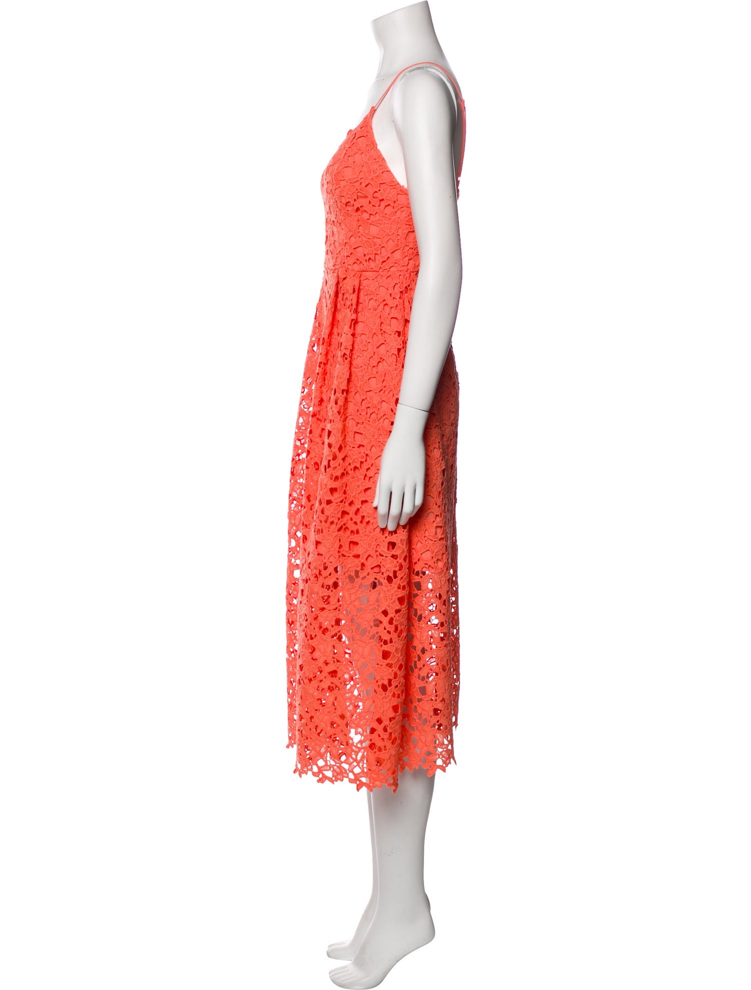 ASTR V-Neck Midi Length Dress