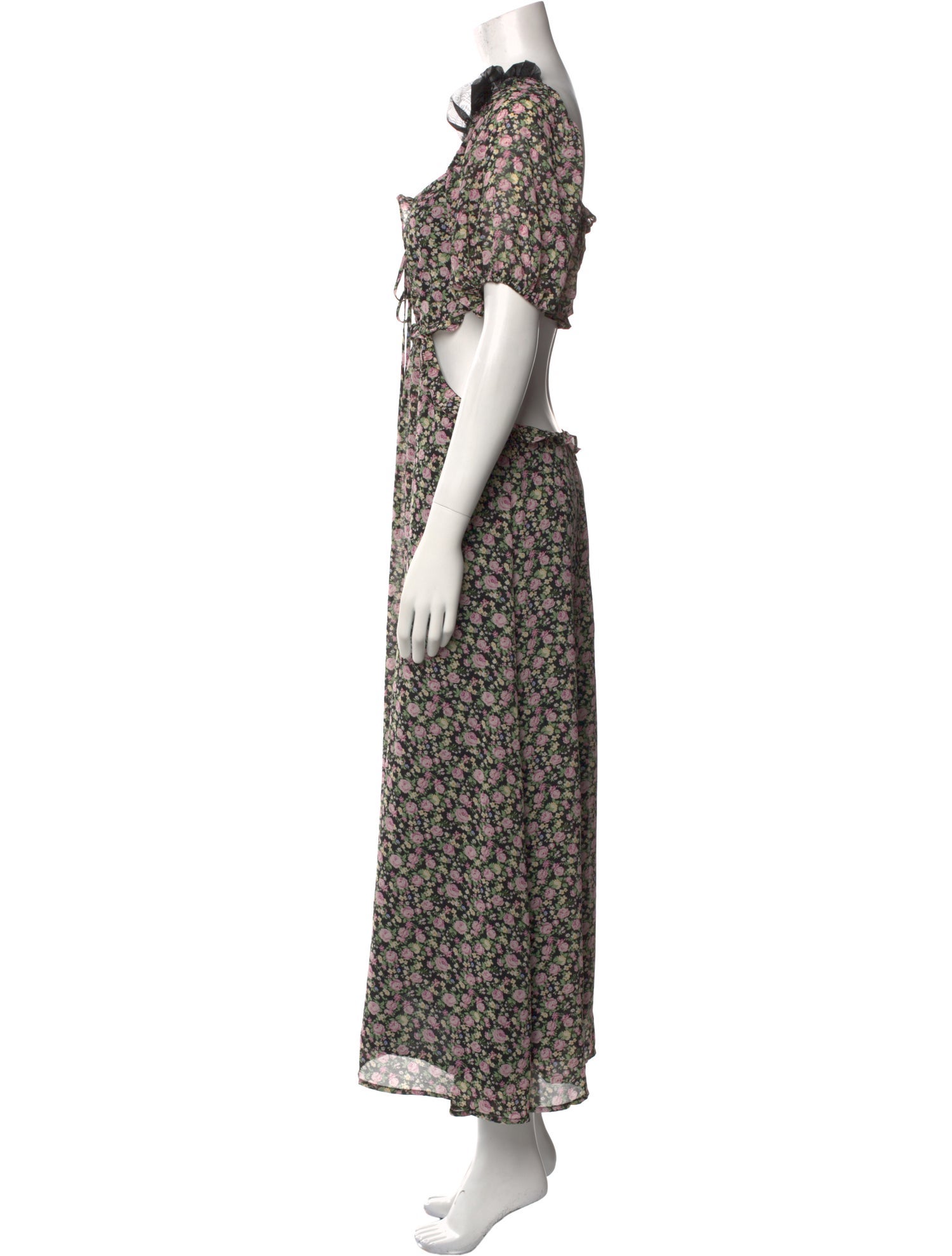 ASTR Floral Print Long Dress