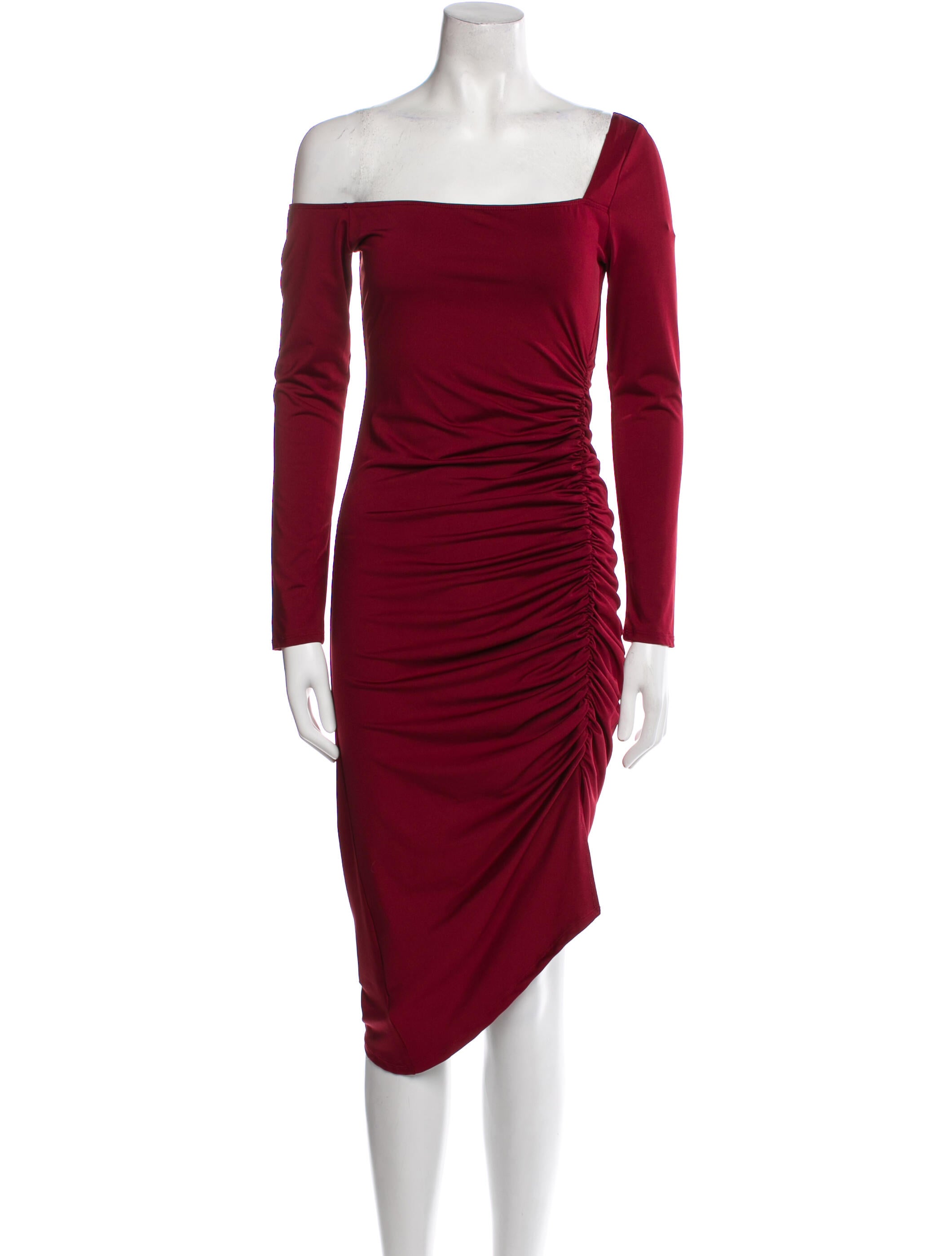 ASTR Square Neckline Knee-Length Dress