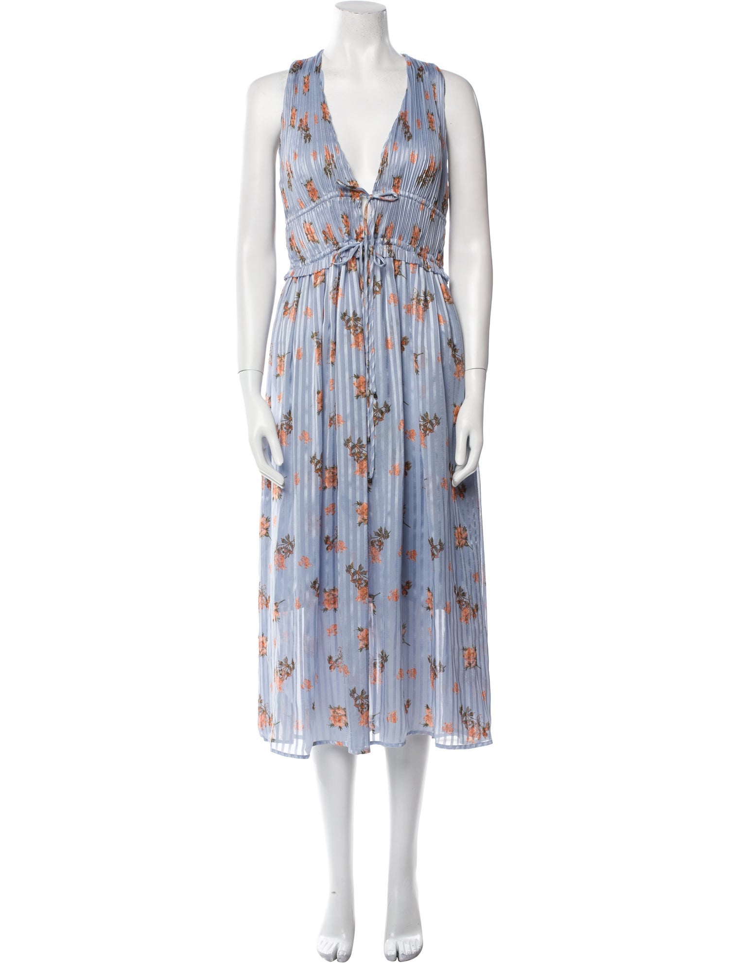 ASTR Printed Long Dress