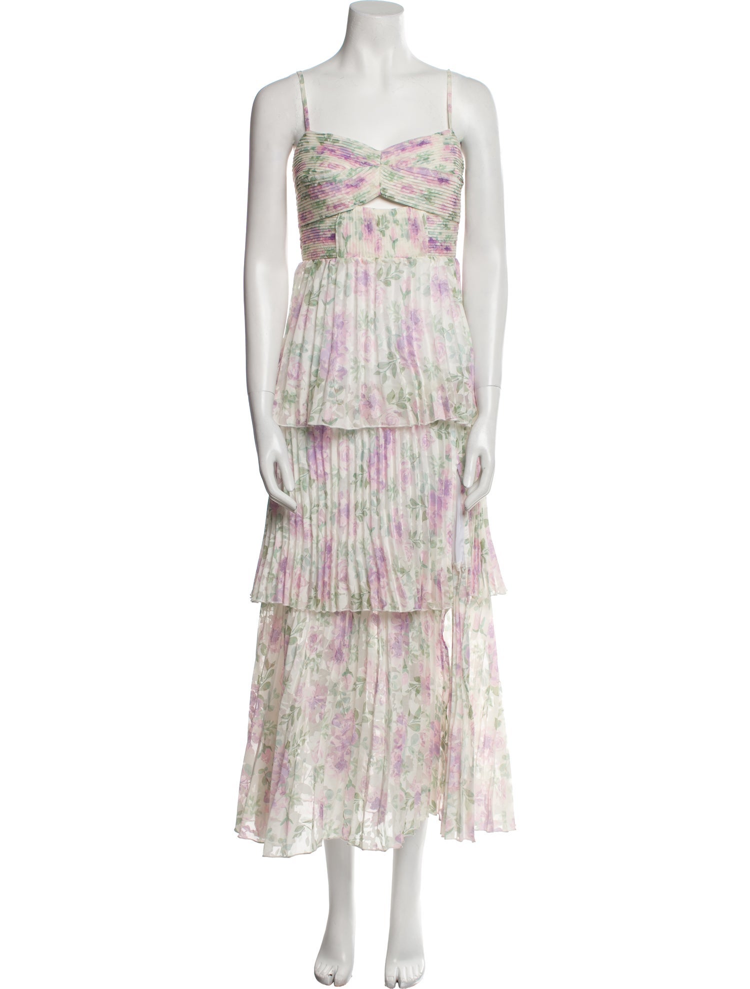 ASTR Floral Print Long Dress