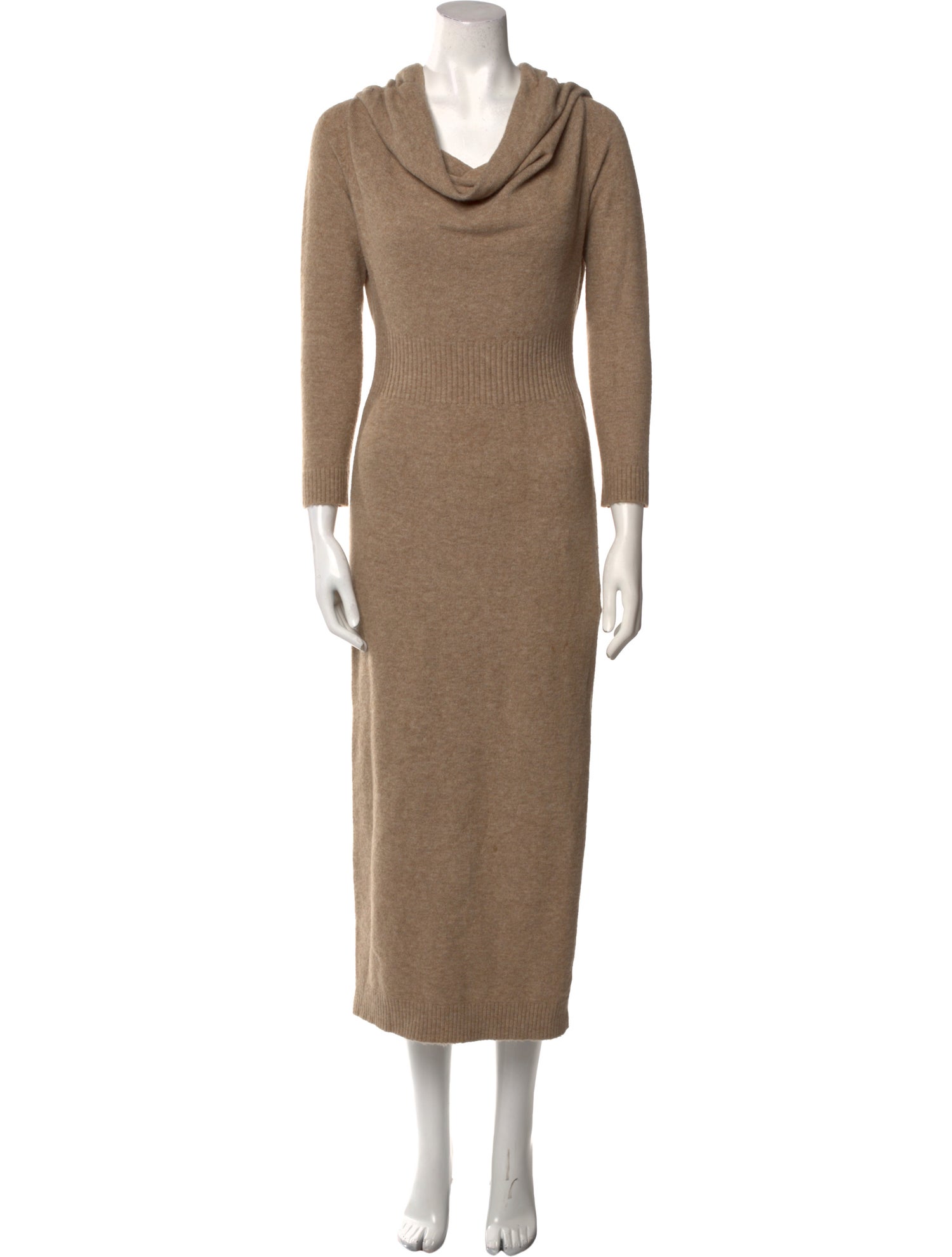 ASTR Cowl Neck Midi Length Dress
