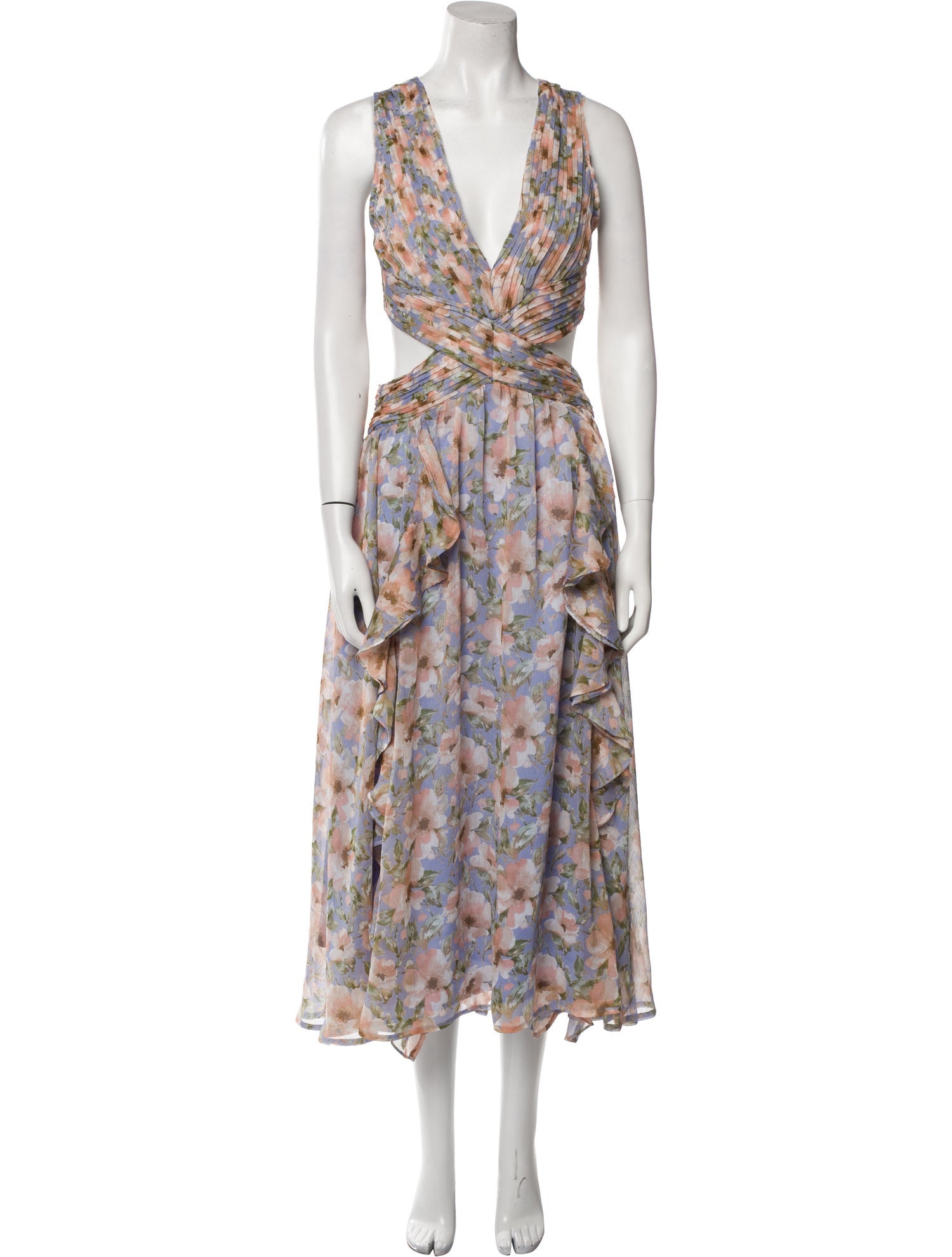 ASTR Floral Print Long Dress