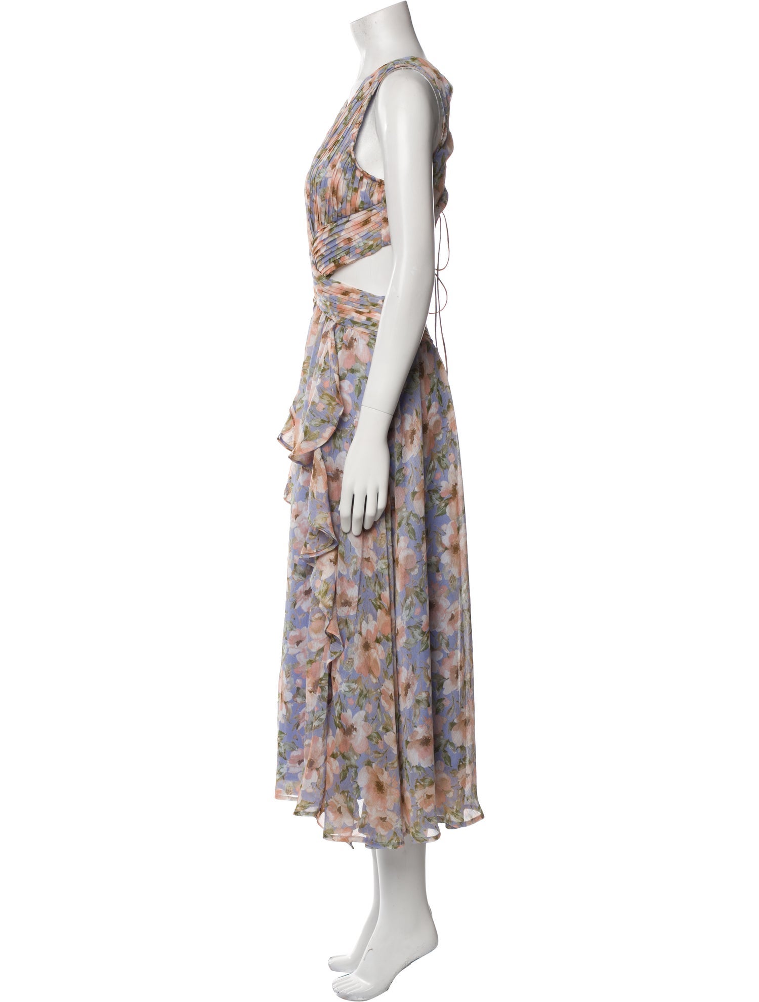 ASTR Floral Print Long Dress