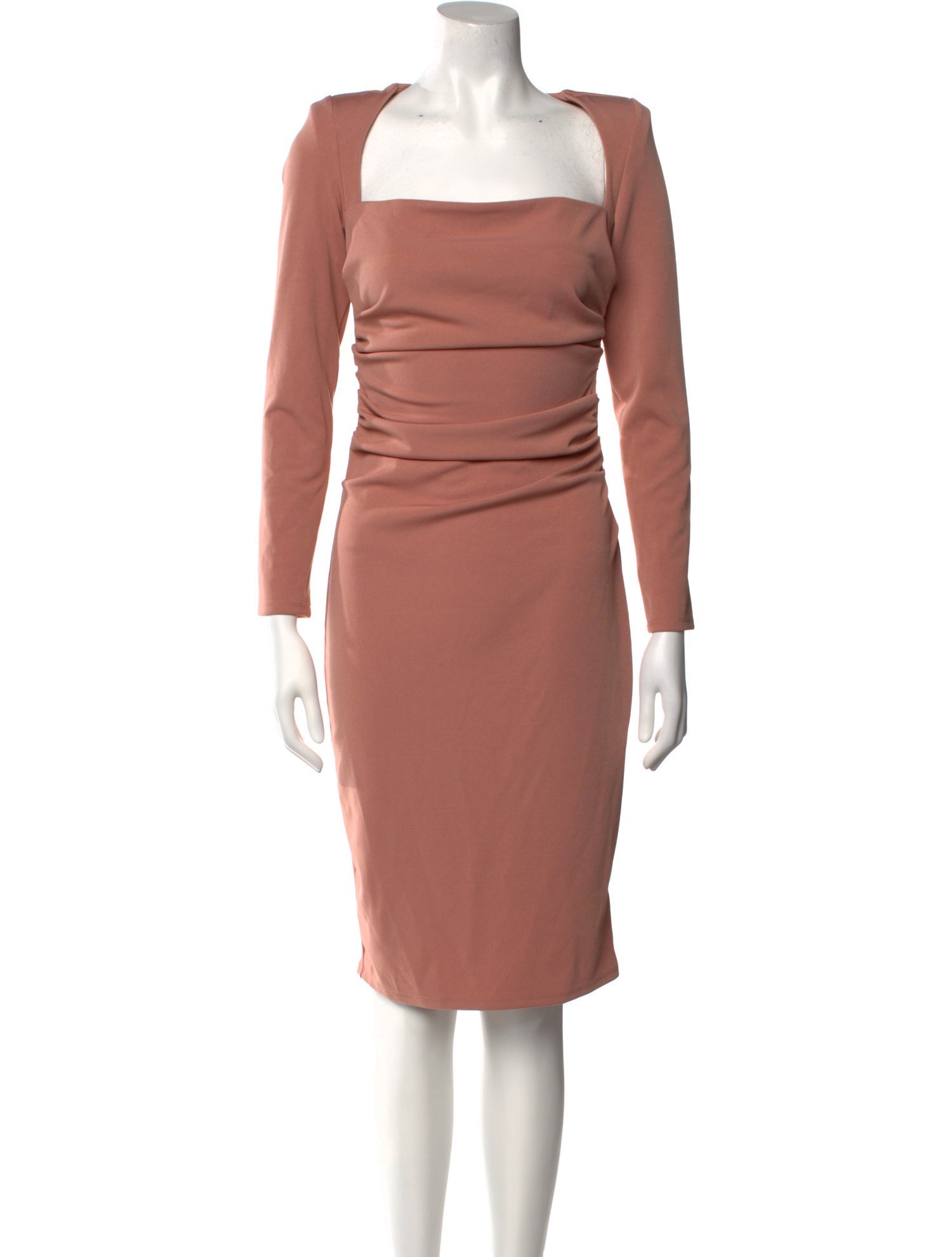ASTR Square Neckline Knee-Length Dress