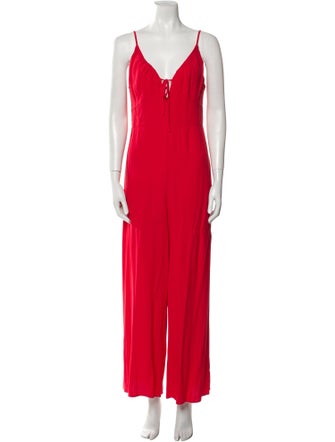 ASTR V-Neck Jumpsuit