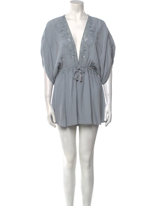 ASTR Plunge Neckline Romper