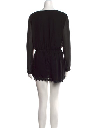 ASTR Plunge Neckline Romper