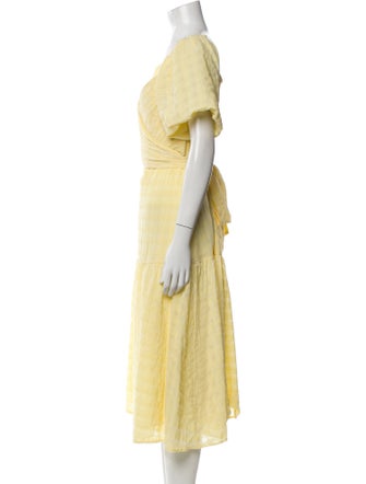 ASTR V-Neck Midi Length Dress