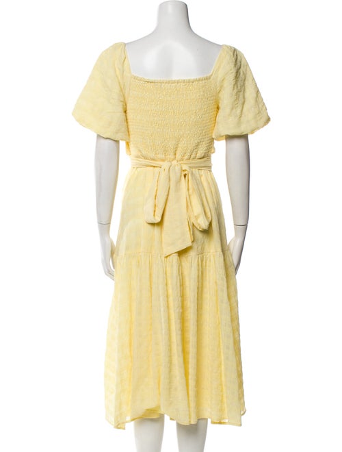 ASTR V-Neck Midi Length Dress