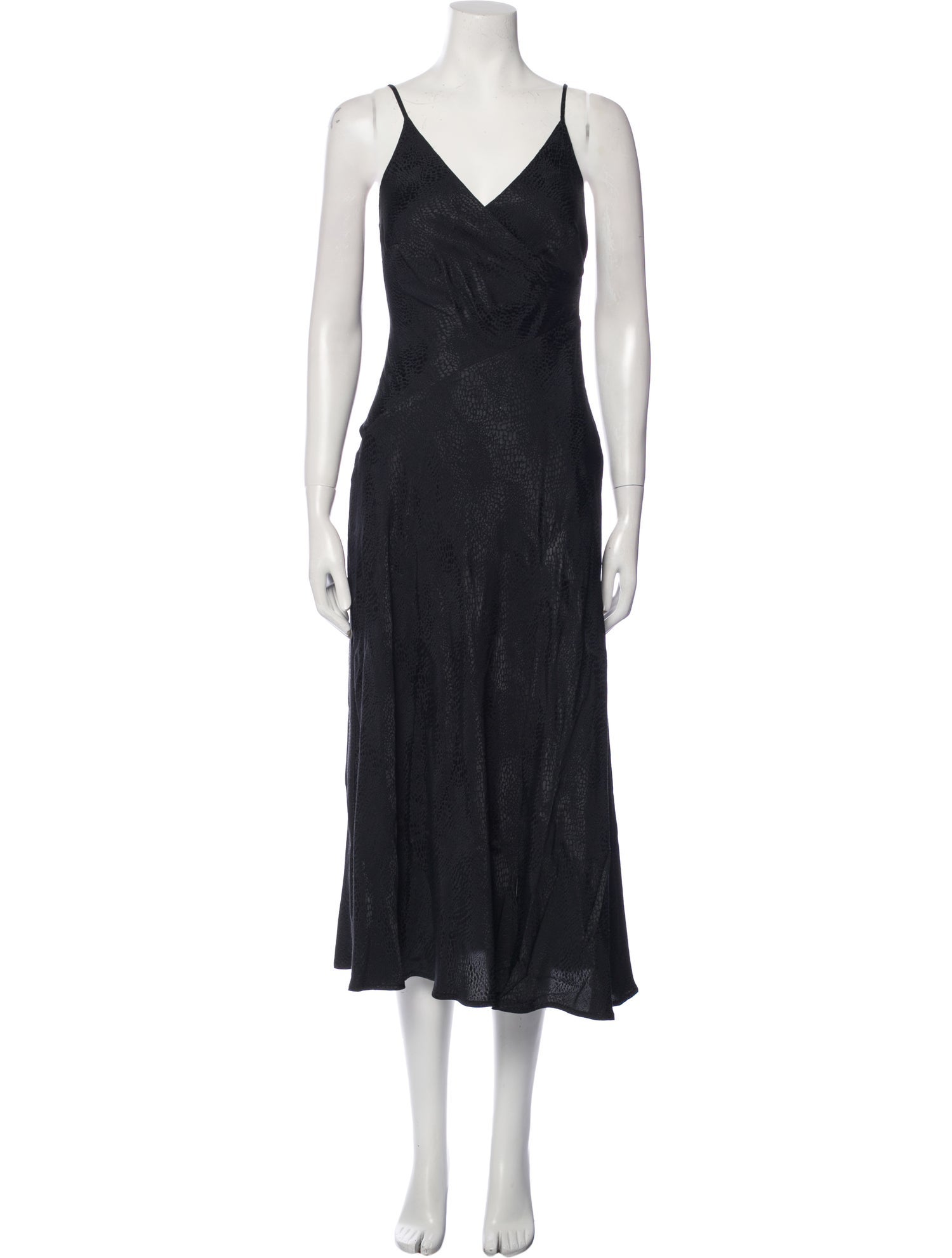 ASTR V-Neck Long Dress