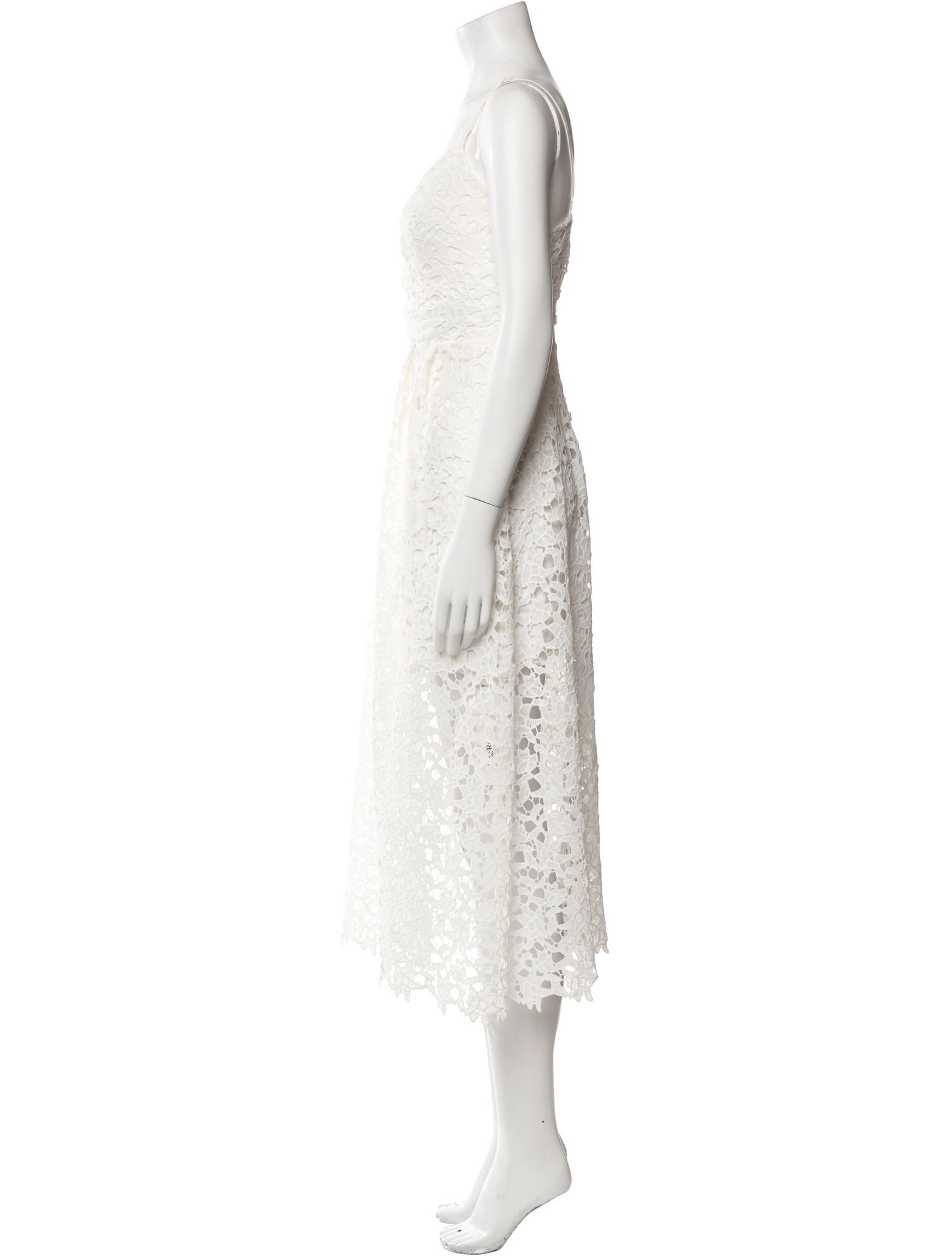 ASTR Lace Pattern Midi Length Dress