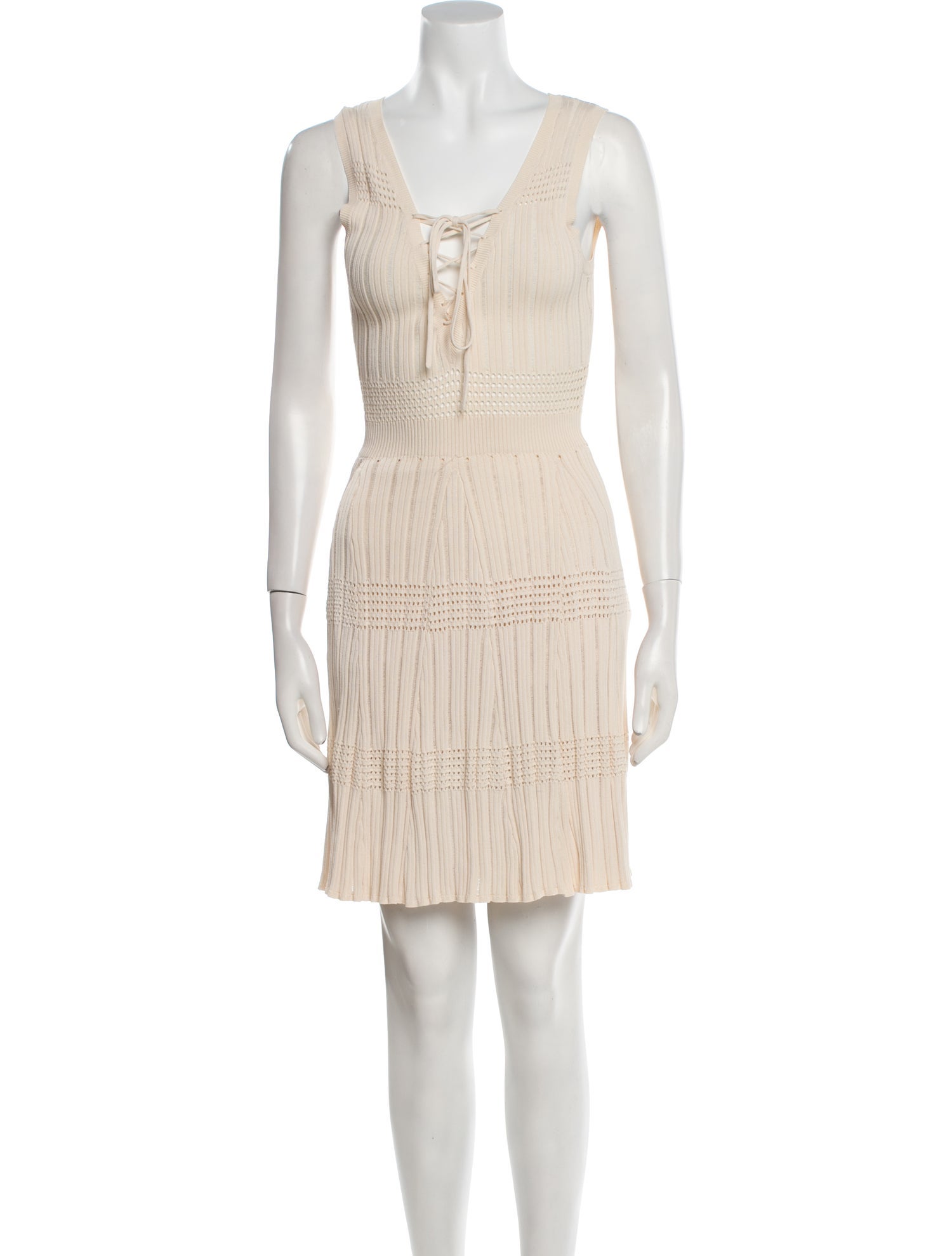 ASTR Square Neckline Knee-Length Dress