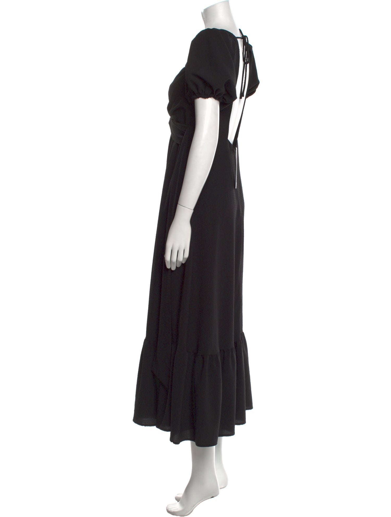 ASTR V-Neck Long Dress