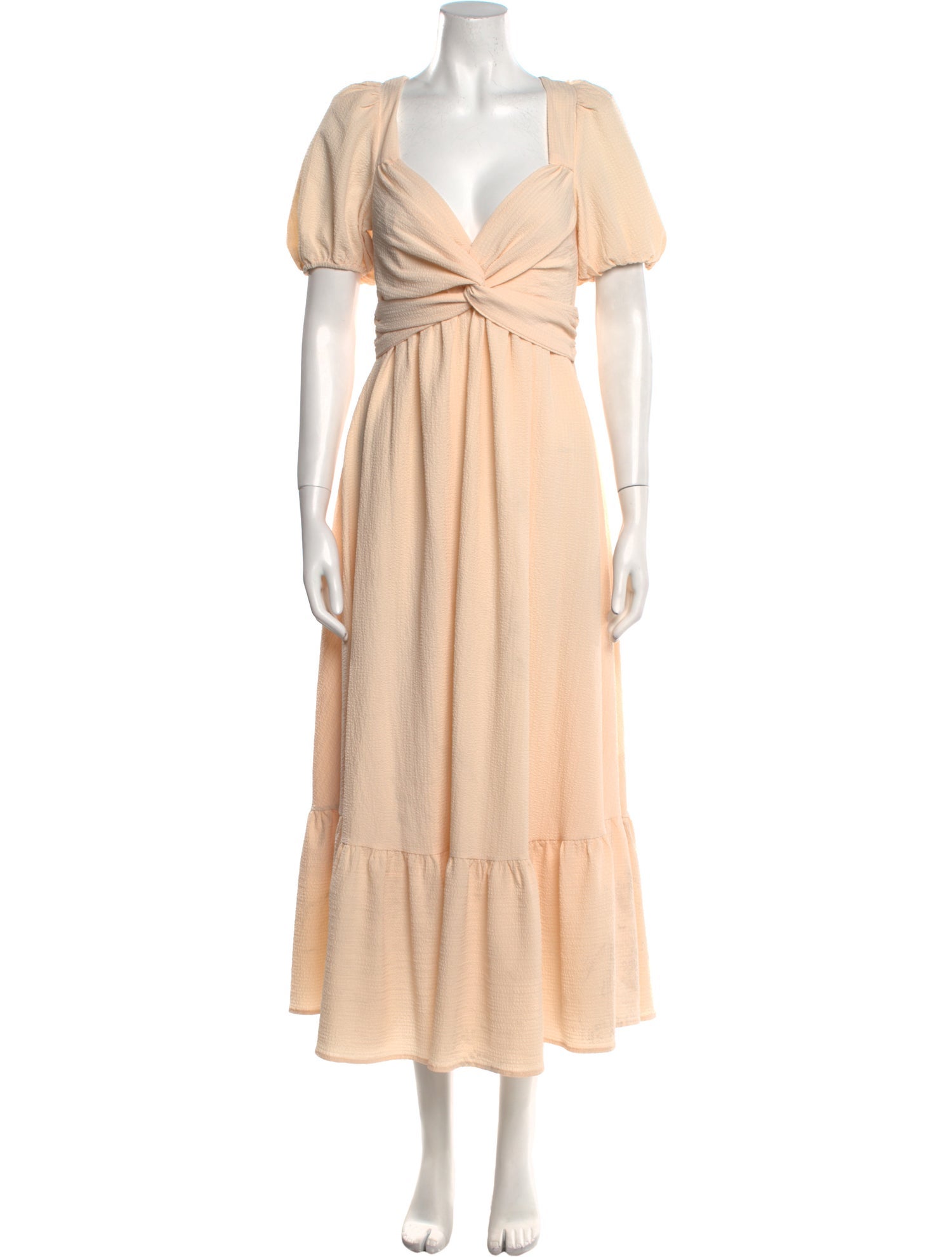 ASTR V-Neck Long Dress