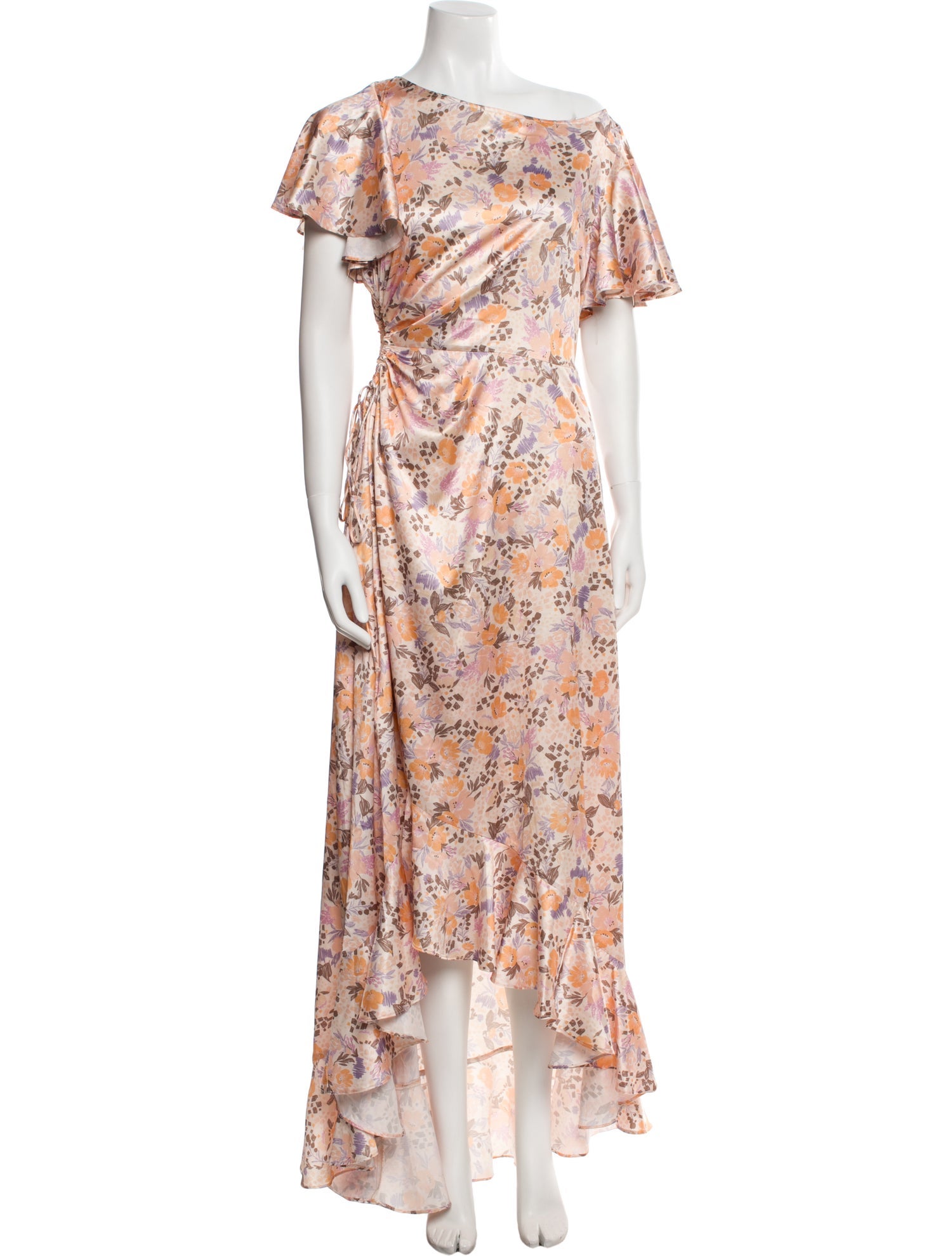 ASTR Floral Print Long Dress