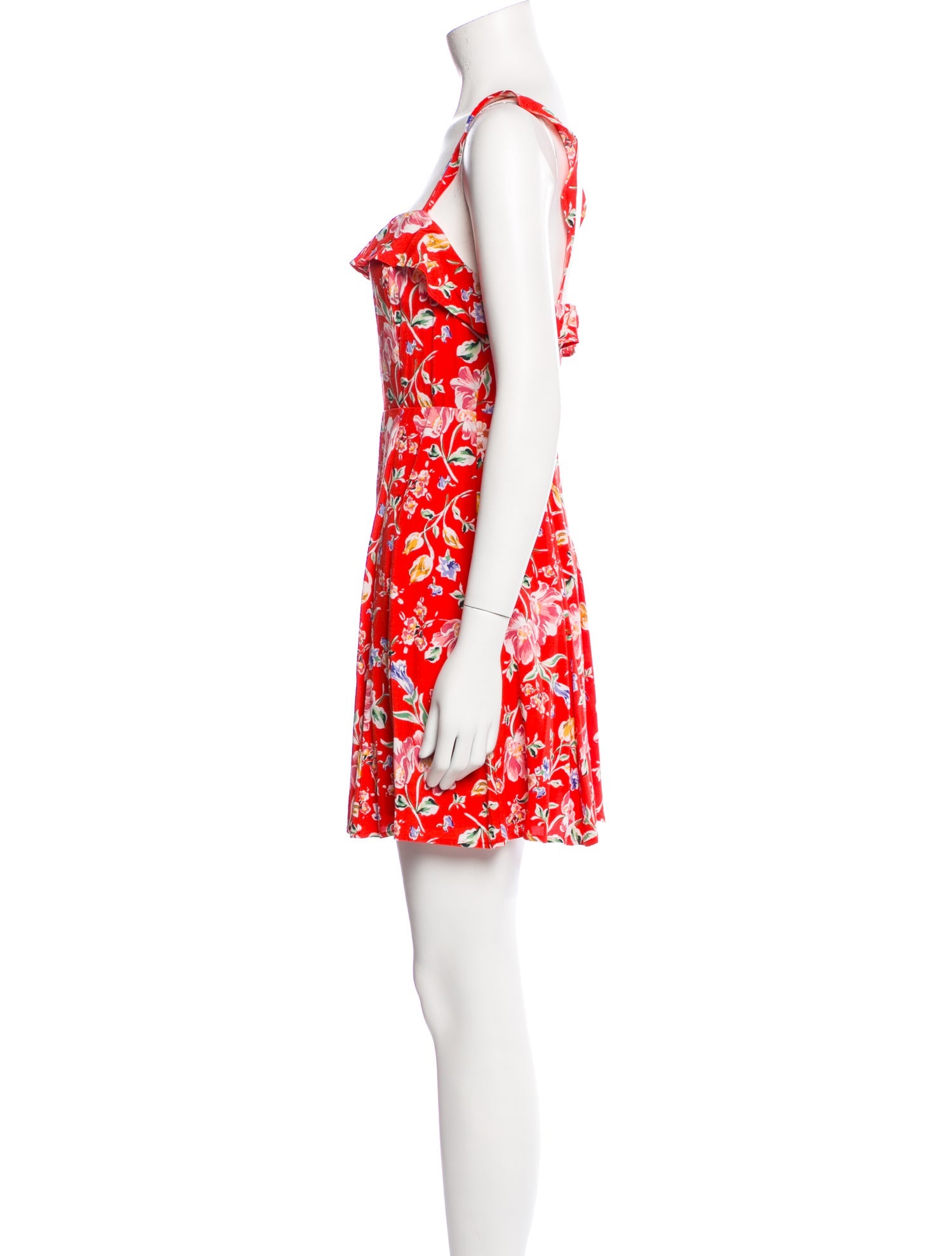 ASTR Floral Print Mini Dress
