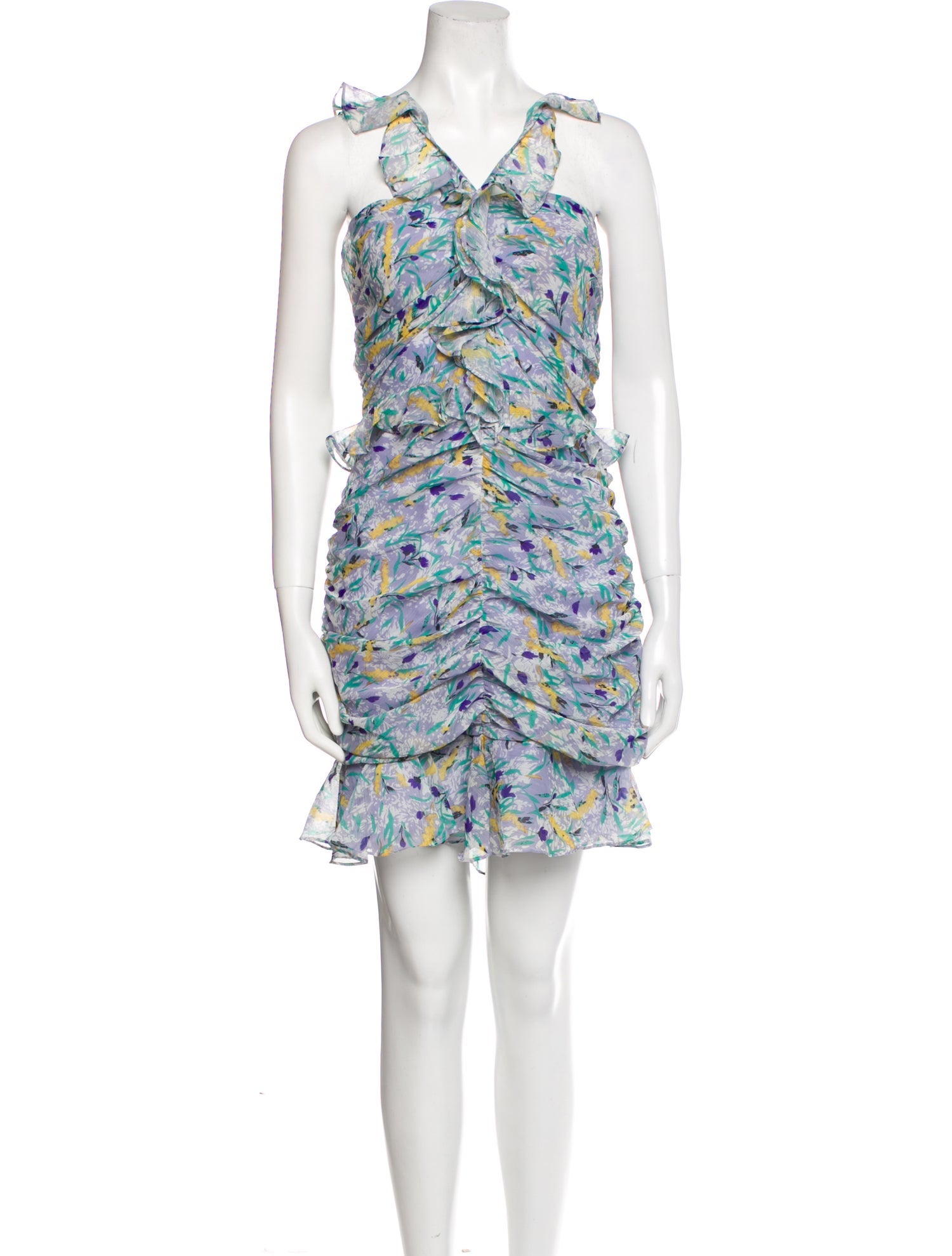 ASTR Floral Print Mini Dress