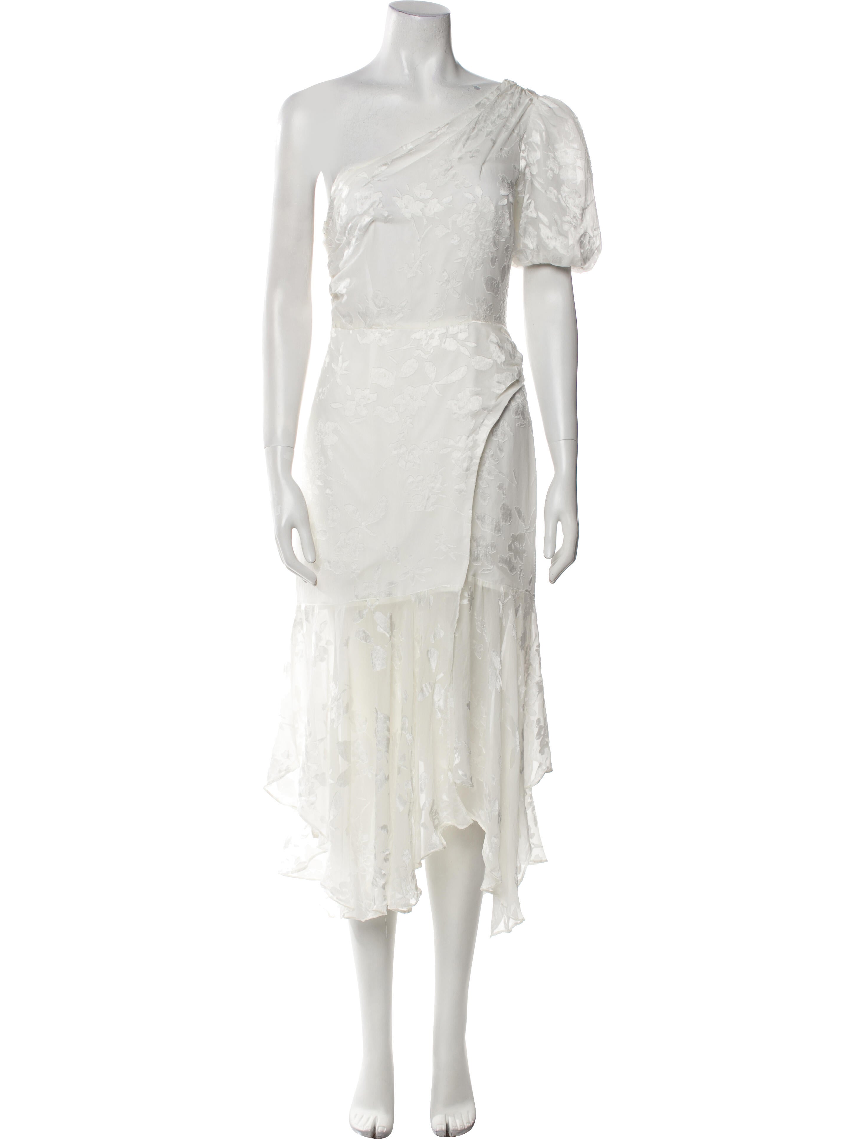 ASTR One-Shoulder Midi Length Dress