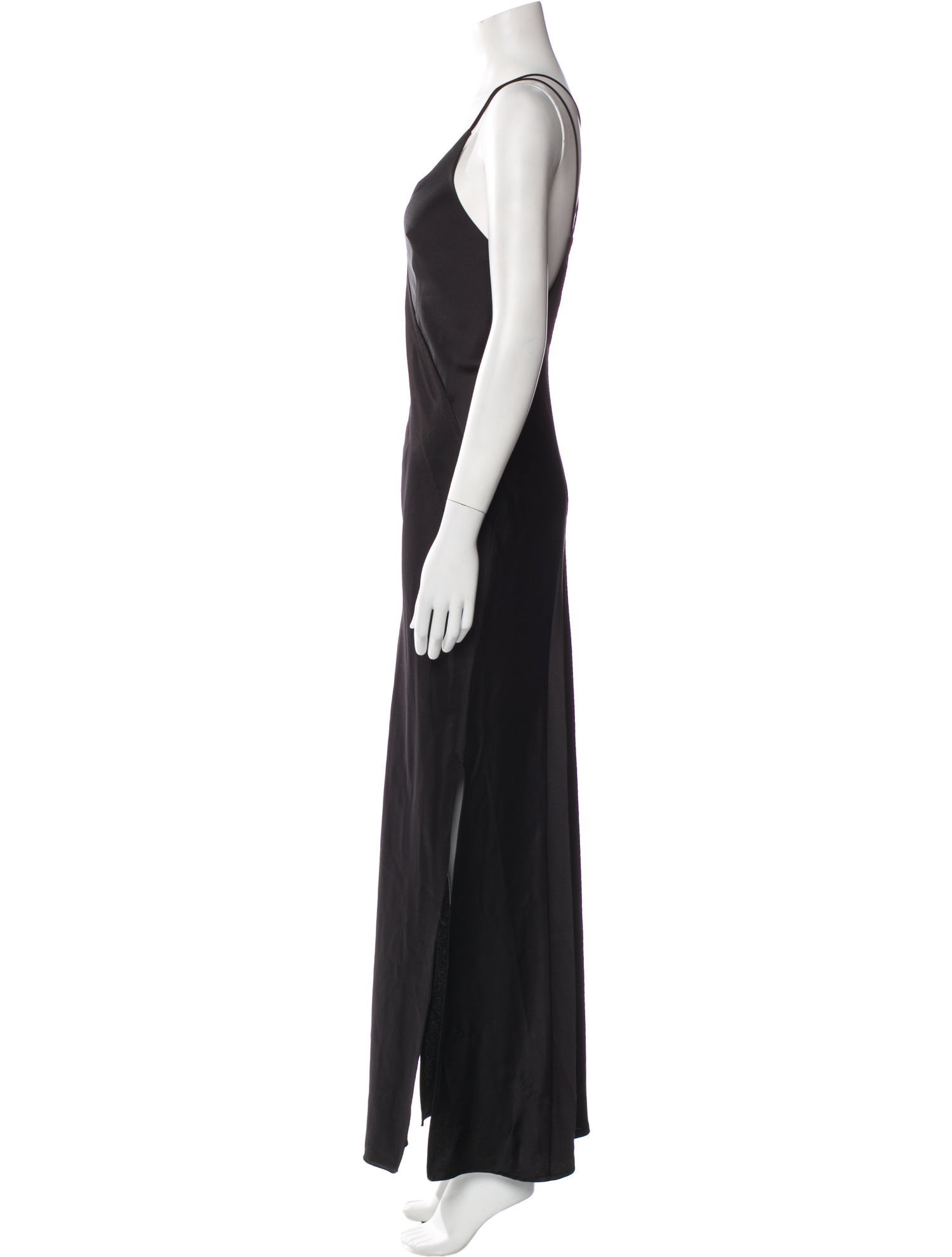 ASTR V-Neck Long Dress