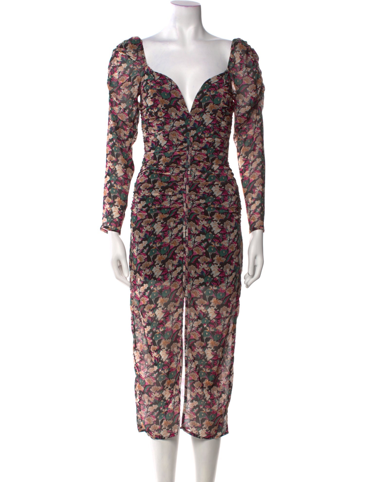 ASTR Floral Print Long Dress