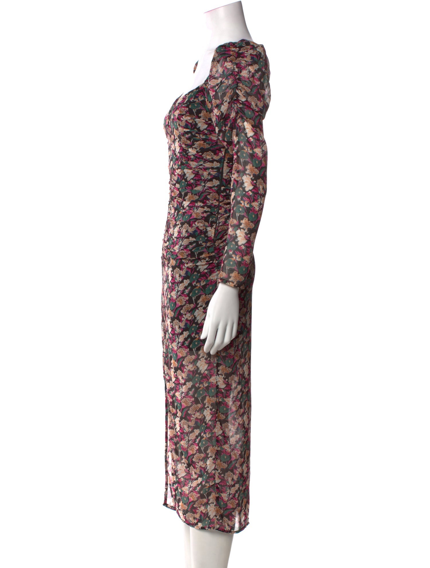 ASTR Floral Print Long Dress