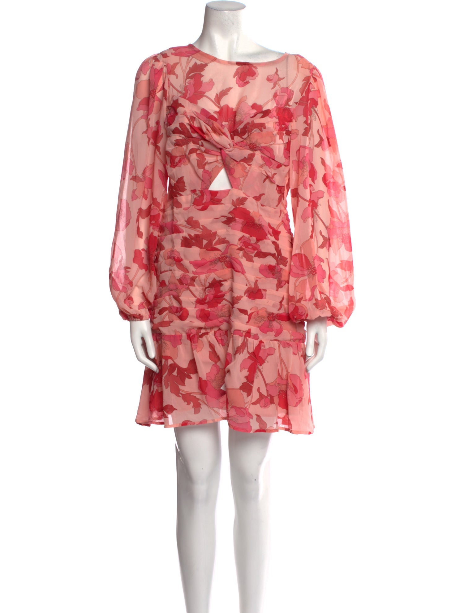 ASTR Floral Print Mini Dress