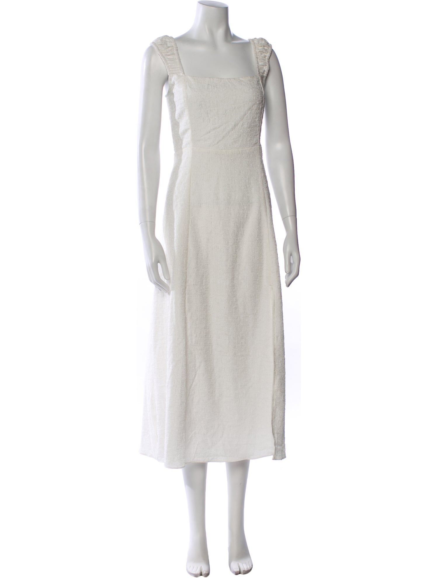 ASTR Square Neckline Long Dress