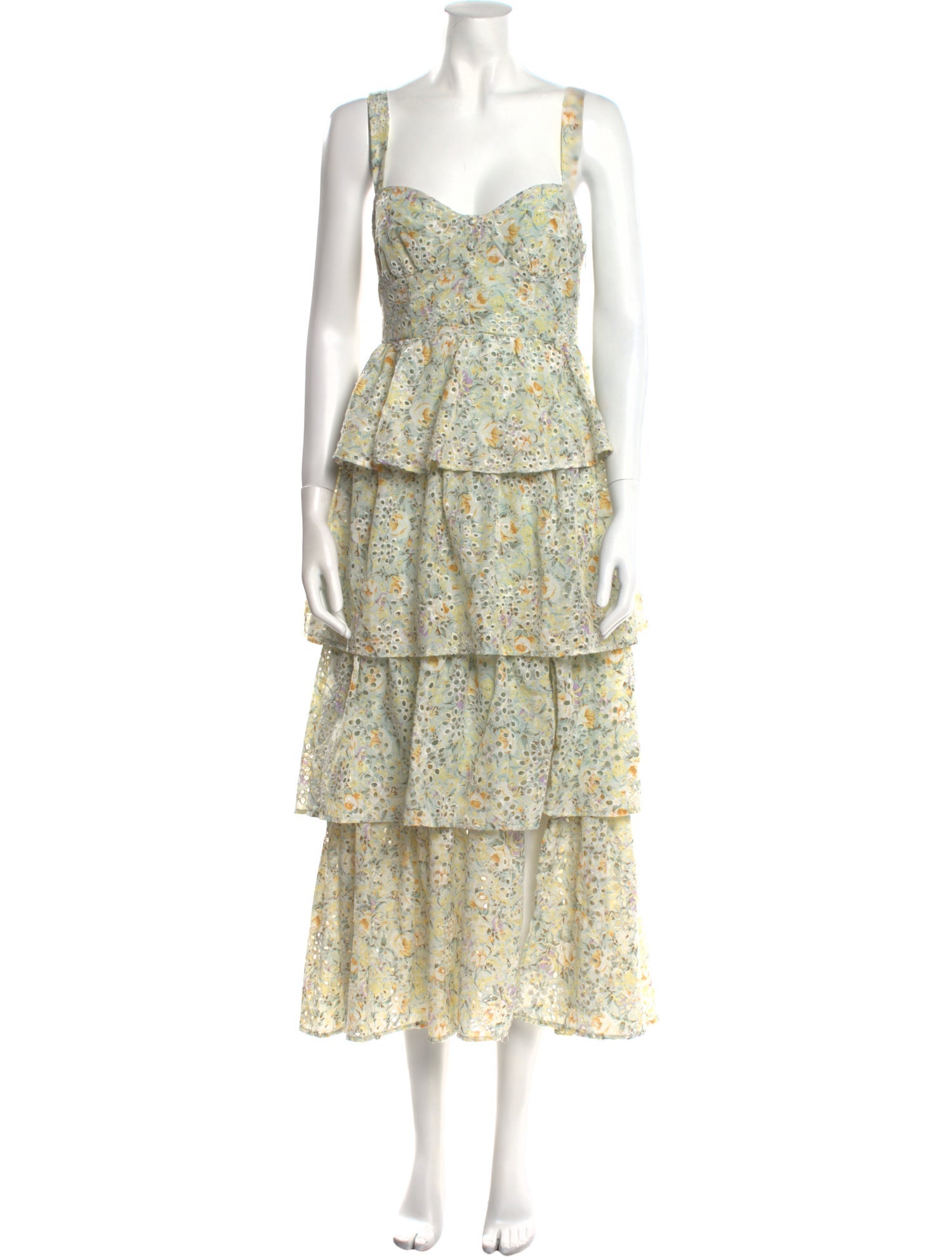 ASTR Floral Print Long Dress