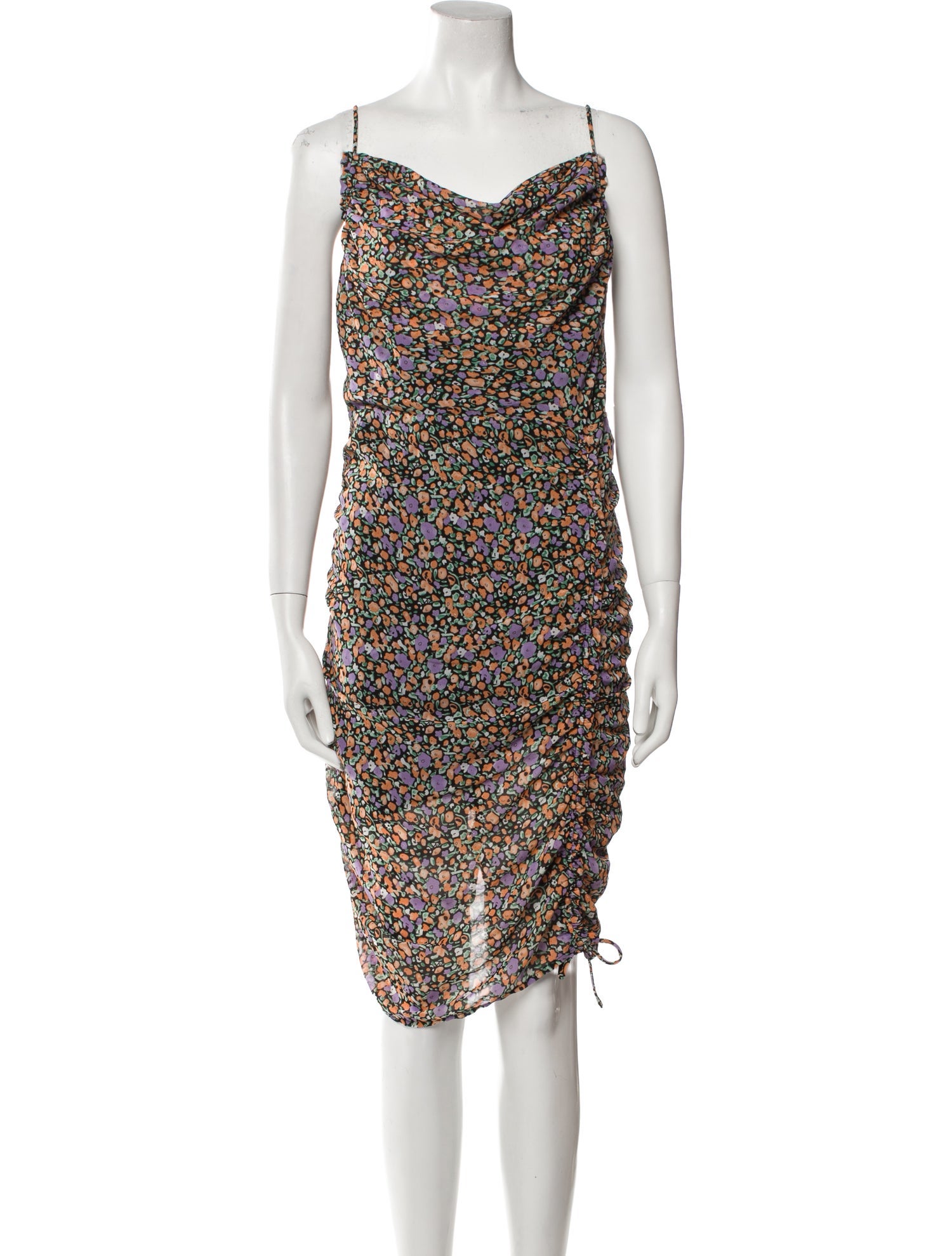 ASTR Printed Knee-Length Dress