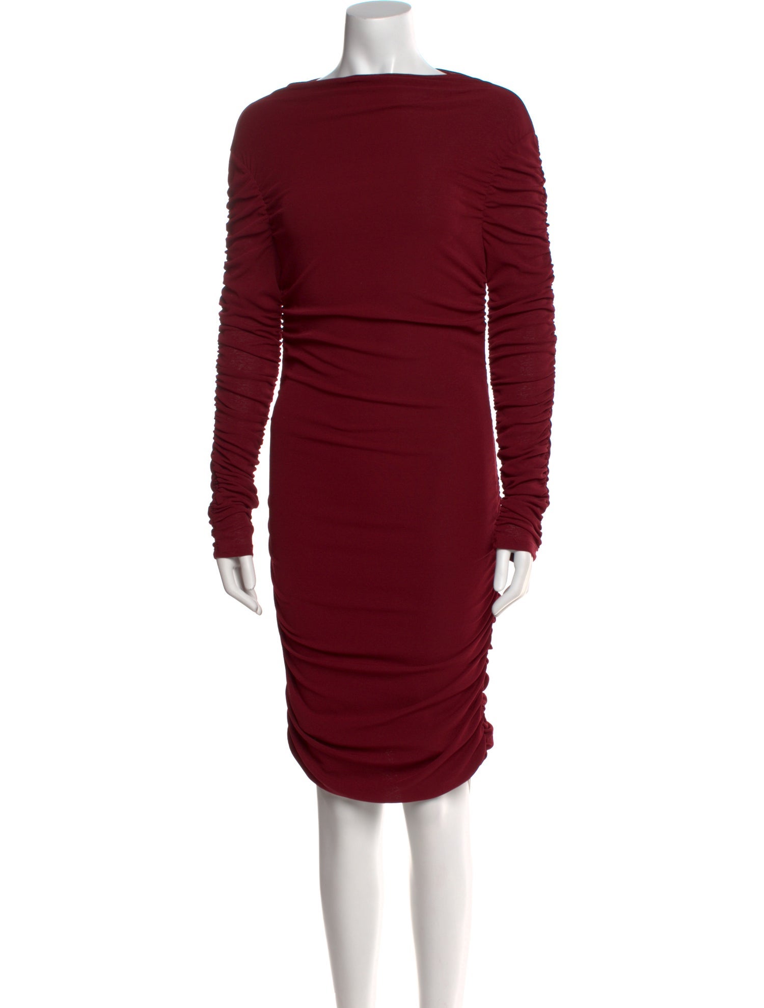 ASTR Bateau Neckline Knee-Length Dress