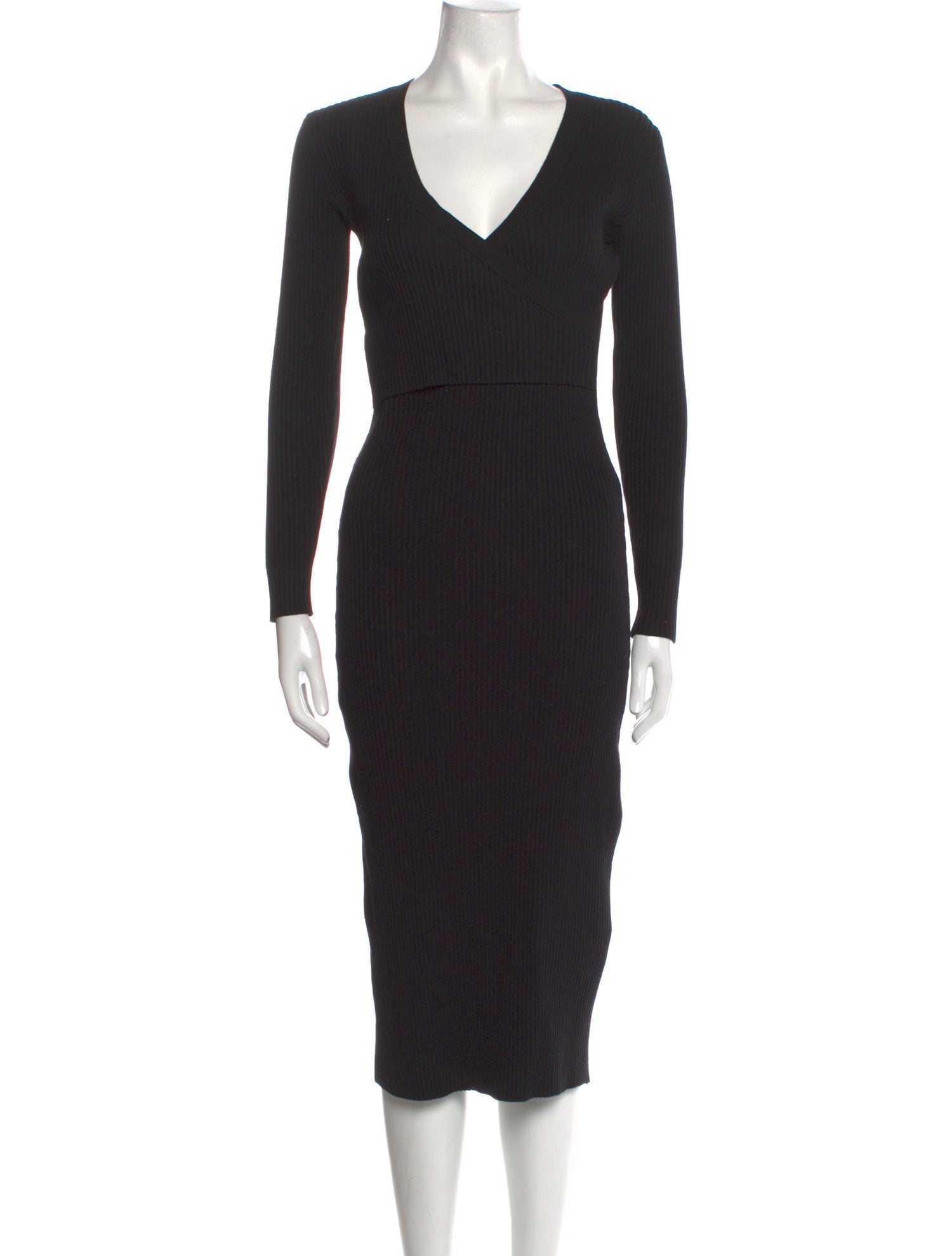 ASTR V-Neck Midi Length Dress