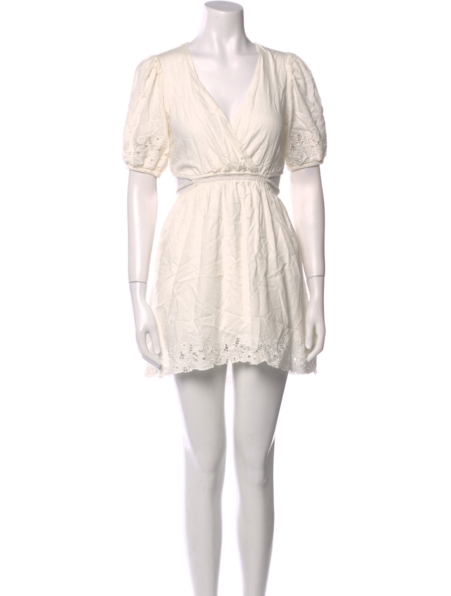ASTR V-Neck Mini Dress