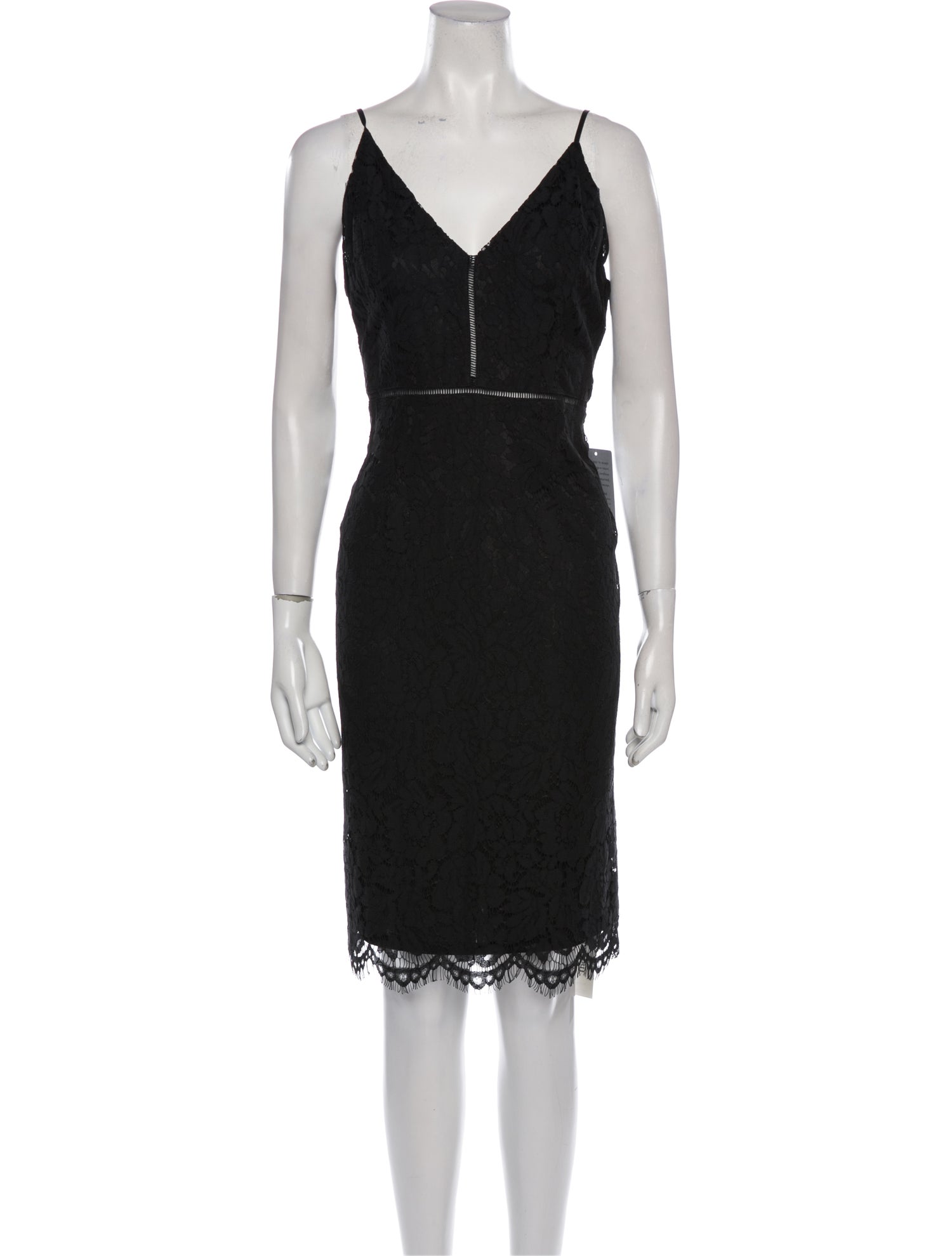 ASTR V-Neck Knee-Length Dress