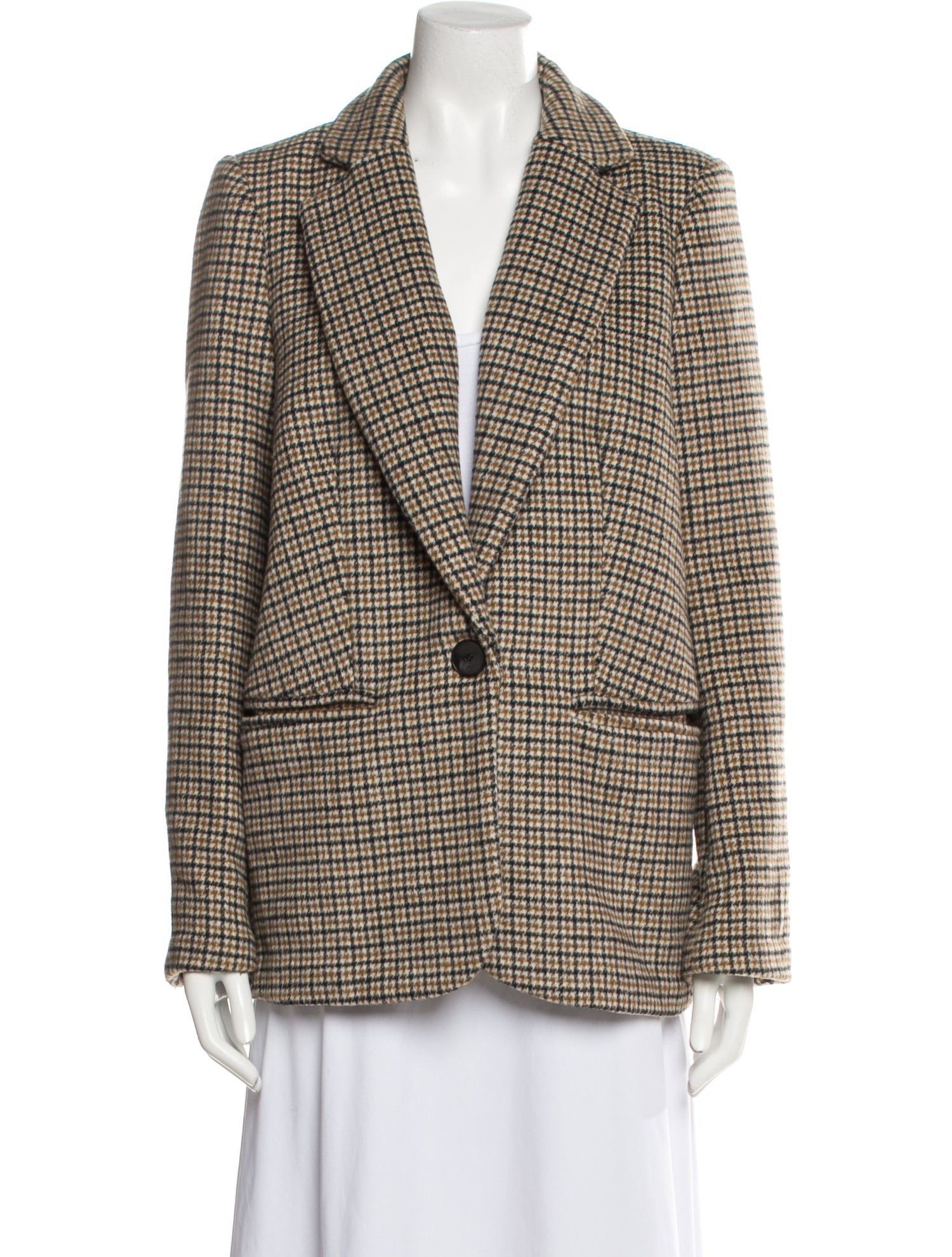 ASTR Houndstooth Print Blazer