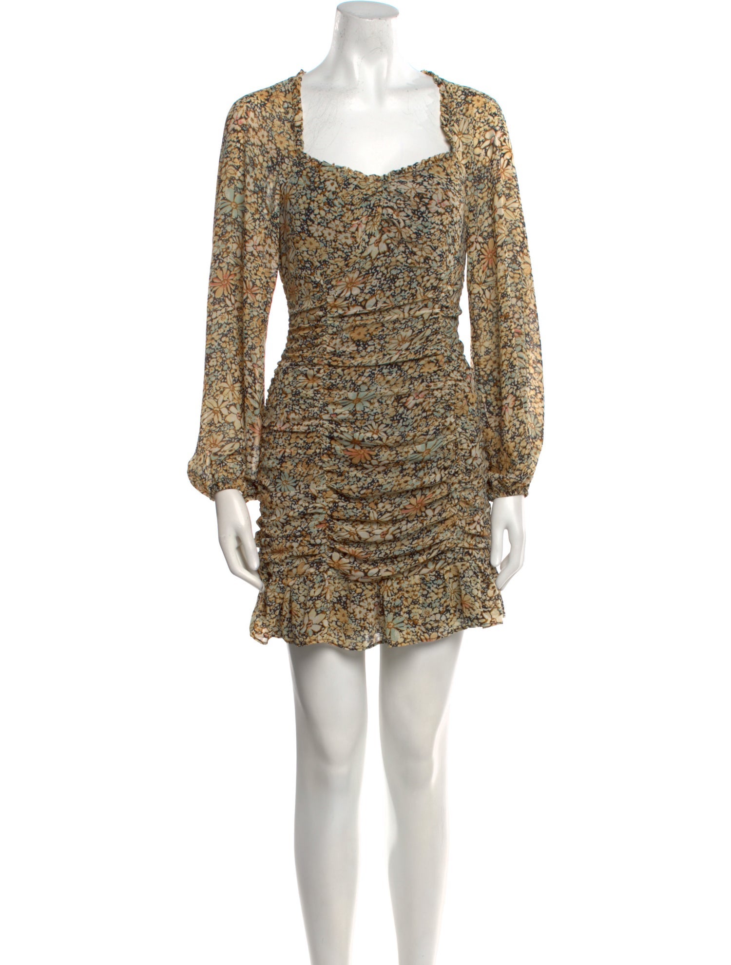 ASTR Floral Print Mini Dress