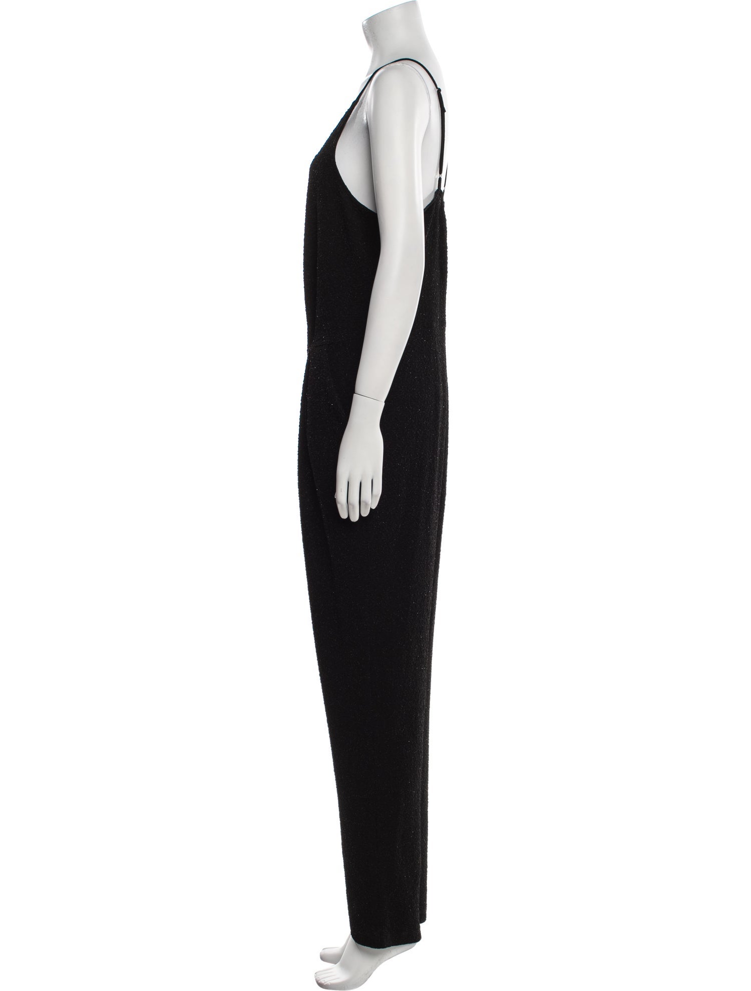 ASTR Nylon V-Neck Jumpsuit