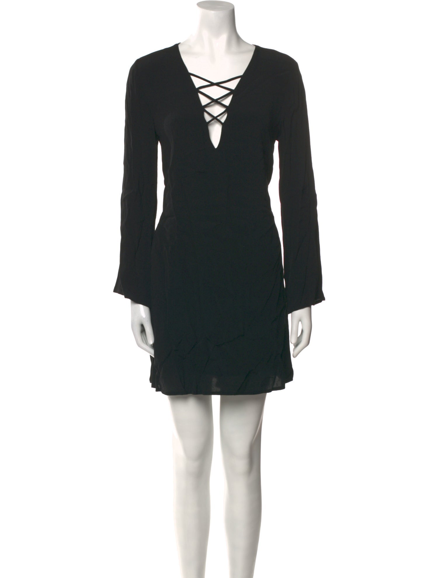 ASTR V-Neck Mini Dress