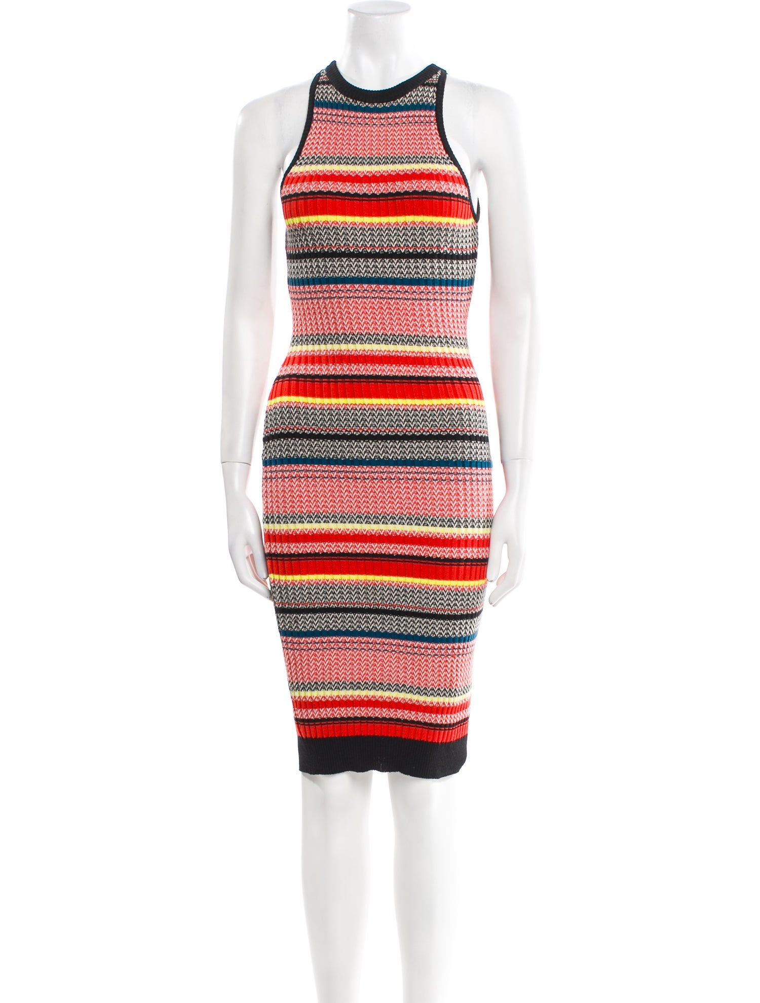 ASTR Striped Knee-Length Dress